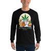 Offbeat Mixed Media Four Religious Porpoises Long Sleeve T-Shirt - Image 2