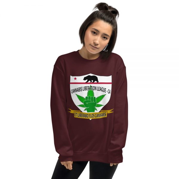 Cannabis Liberation League - CA Unisex Sweatshirt - Image 7