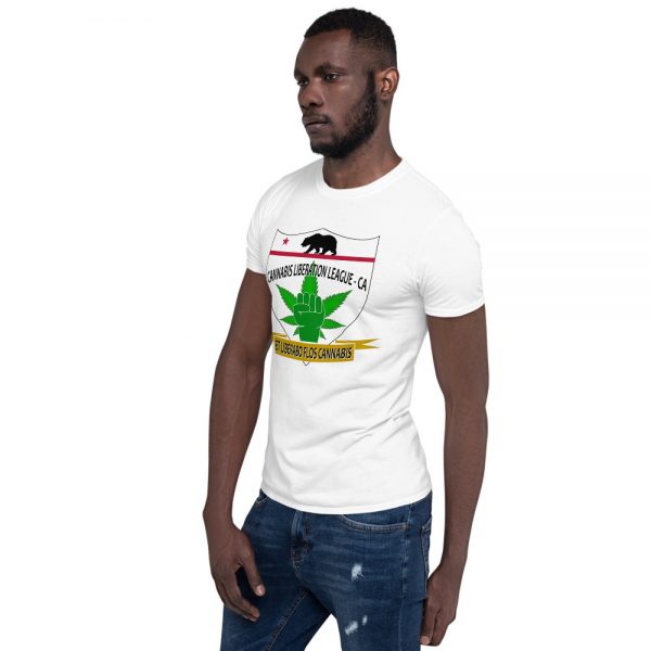 Cannabis Liberation League - CA Short-Sleeve Unisex T-Shirt - Image 3