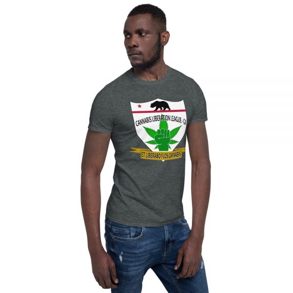 Cannabis Liberation League - CA Short-Sleeve Unisex T-Shirt - Image 11