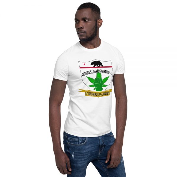 Cannabis Liberation League - CA Short-Sleeve Unisex T-Shirt - Image 2