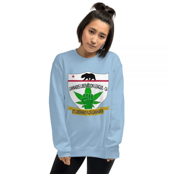 Cannabis Liberation League - CA Unisex Sweatshirt - Image 8