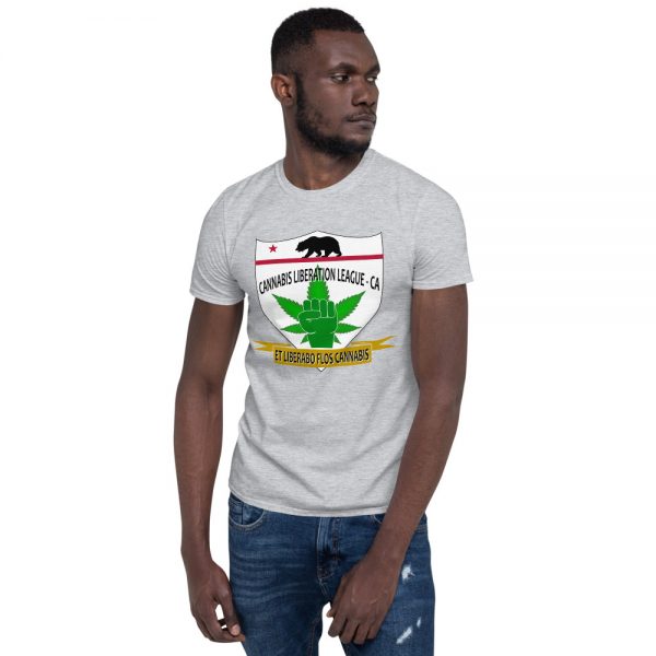 Cannabis Liberation League - CA Short-Sleeve Unisex T-Shirt - Image 13