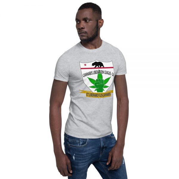 Cannabis Liberation League - CA Short-Sleeve Unisex T-Shirt - Image 14