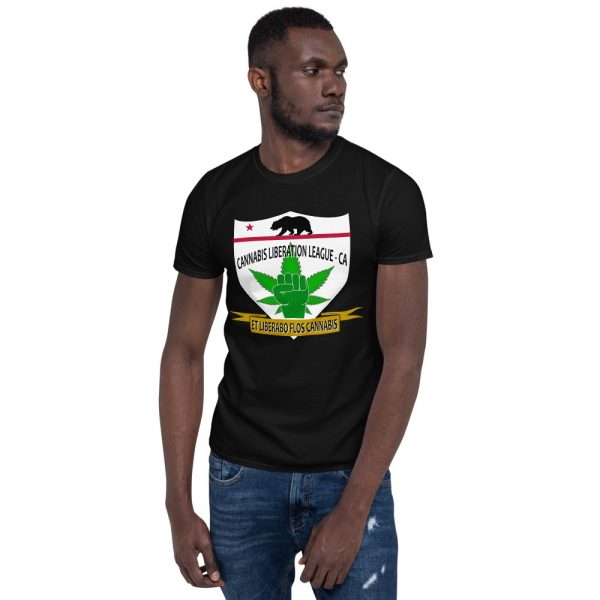 Cannabis Liberation League - CA Short-Sleeve Unisex T-Shirt - Image 4