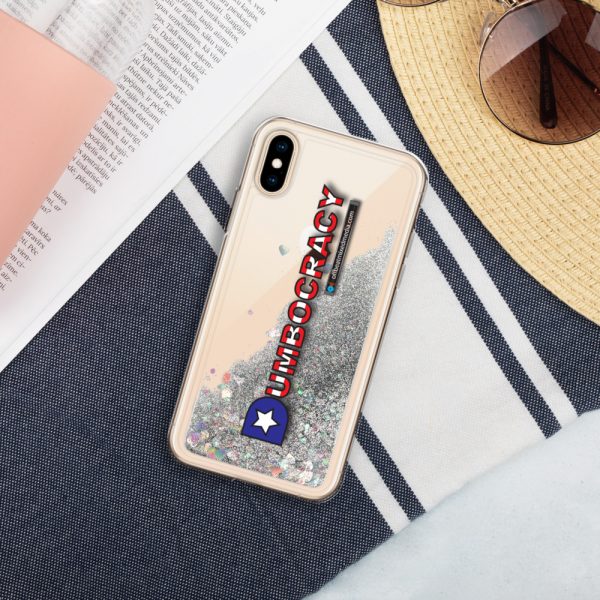 Dumbocracy Liquid Glitter Phone Case - Image 2