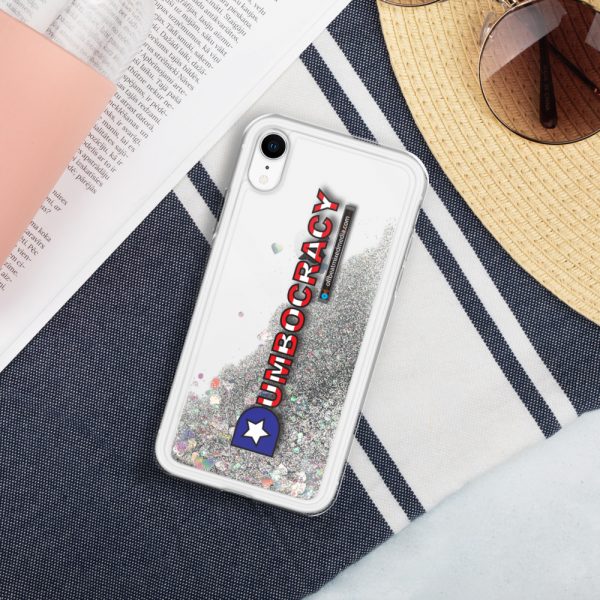 Dumbocracy Liquid Glitter Phone Case - Image 3