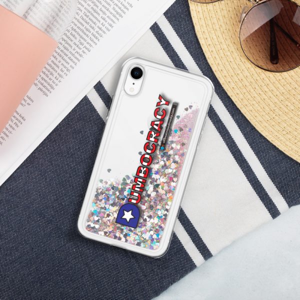 Dumbocracy Liquid Glitter Phone Case - Image 9