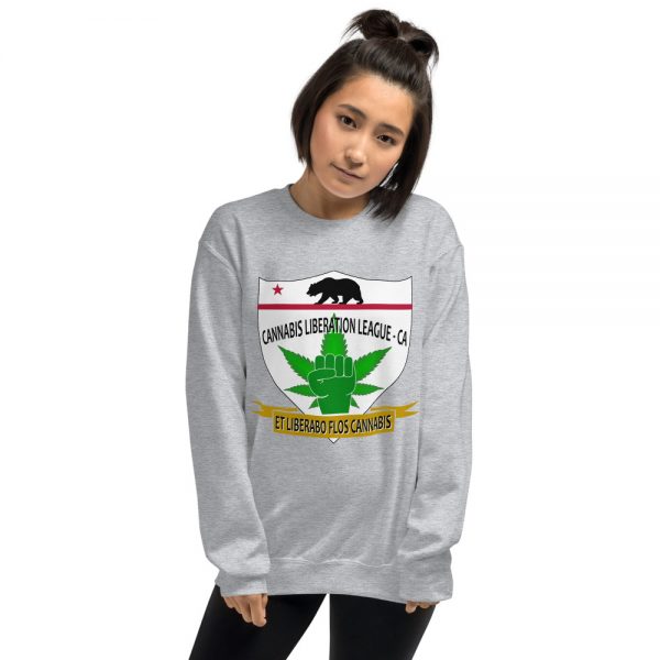 Cannabis Liberation League - CA Unisex Sweatshirt - Image 5