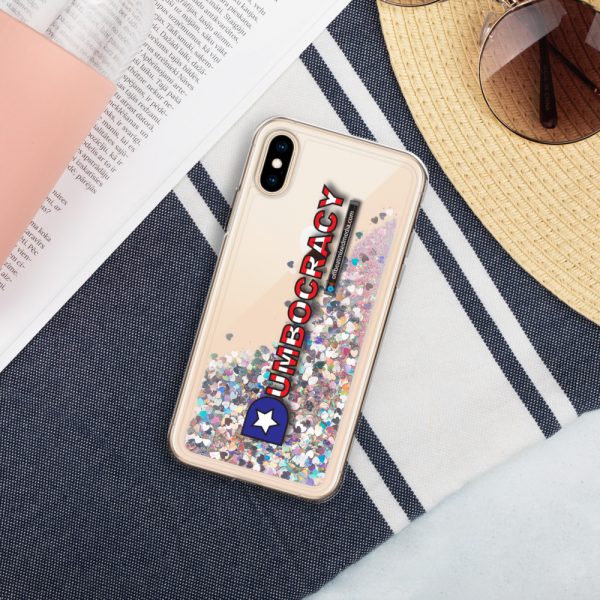 Dumbocracy Liquid Glitter Phone Case - Image 8